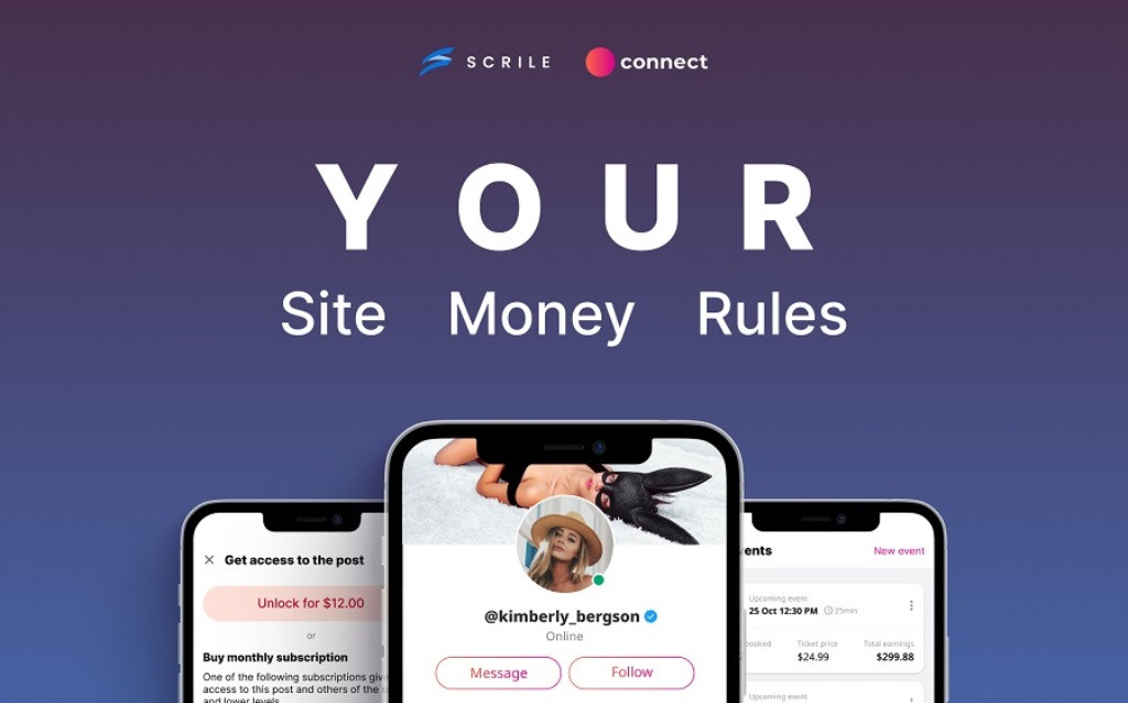 Recurring Income Web Design with Scrile Connect