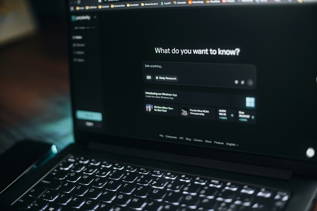 ChatGPT interface